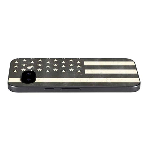 Black & White USA Flag Google Pixel 9a Skin
